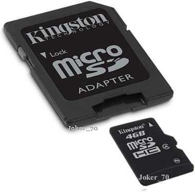MicroSd 4 GB Trans Flash SDHC